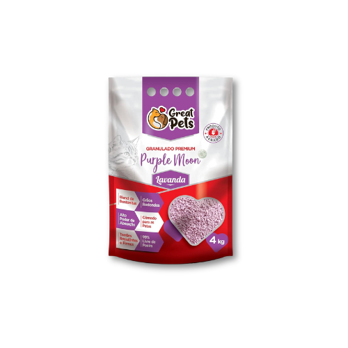 Areia Higienica Greatpets | Lavanda 4kg
