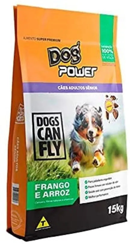 Ração Dog Power 15 Kg | Sênior Super premium