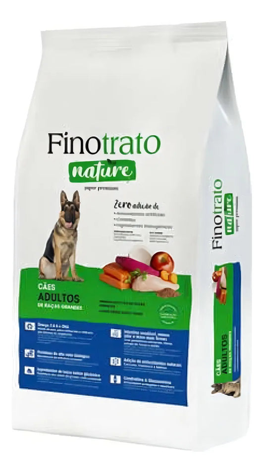 Ração Finotrato Nature 15kg | Super Premium Cães Adultos