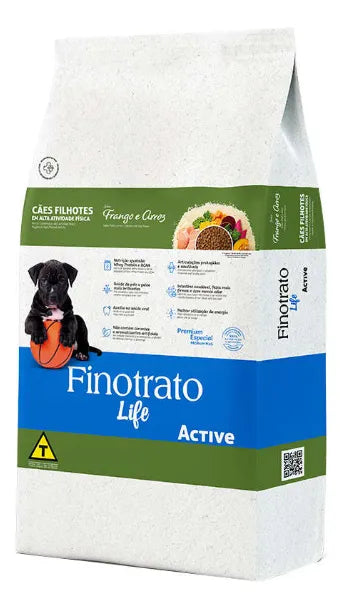 Ração FinoTrato Life active 15kg | Filhote Premium Especial