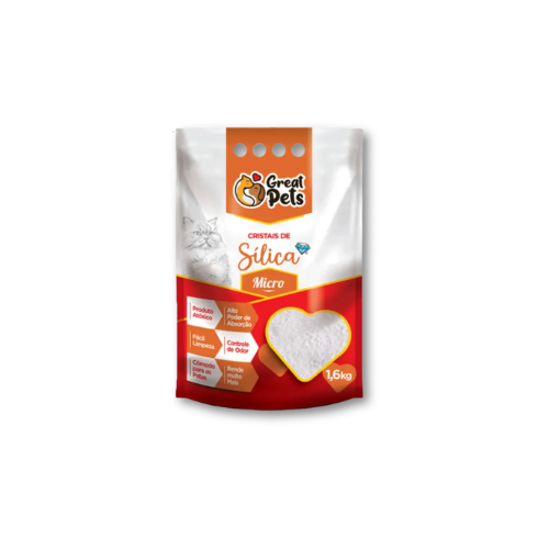 Areia Silica Great Pets | Micro fina 1,6kg