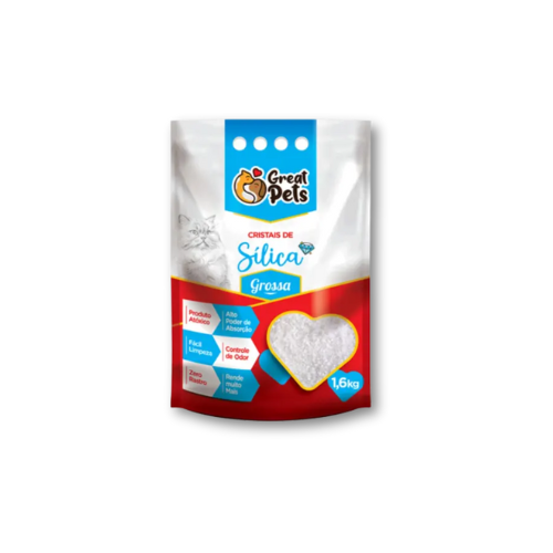 Areia Silica Great Pets | Grossa 1,6kg