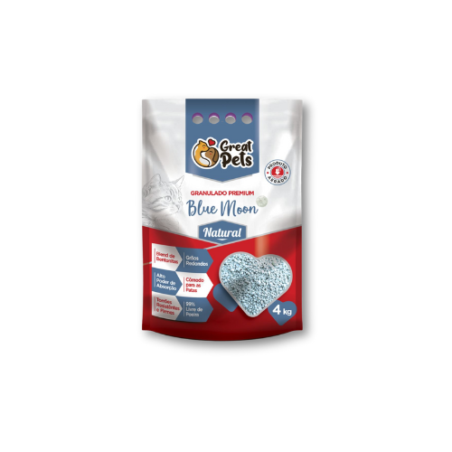 Areia higienica Great Pets | Blue Moon 4kg