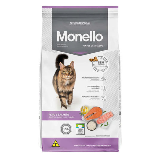 Ração monello 10kg | Premium Especial Castrados