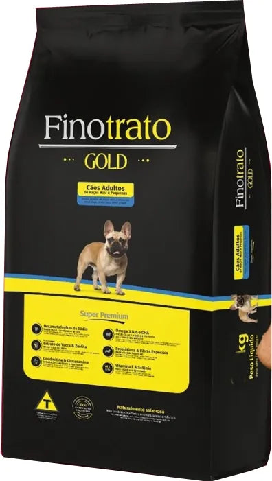 Ração Finotrato Gold 10kg | Raças Pequenas Super premium